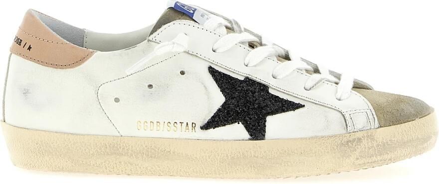 Golden Goose Low-Top Sneakers Super Star Glitter Sneaker in wit - Foto 2