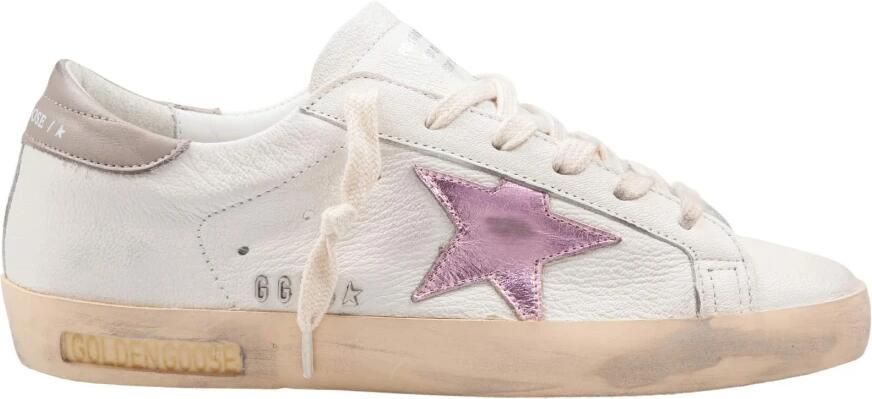 Golden Goose Stijlvolle Dames Sneakers van Katoenmix Wit Dames - Foto 2