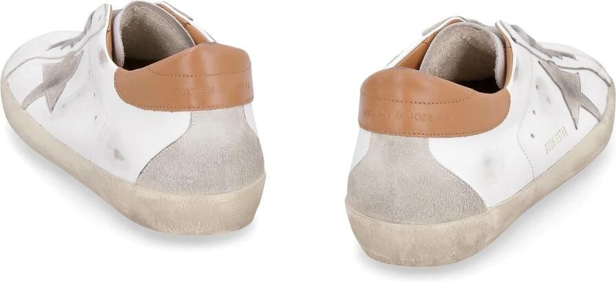 Golden Goose Heren Lichtblauwe Lamsskin Jas met Witte Mouwen Wit Heren - Foto 4