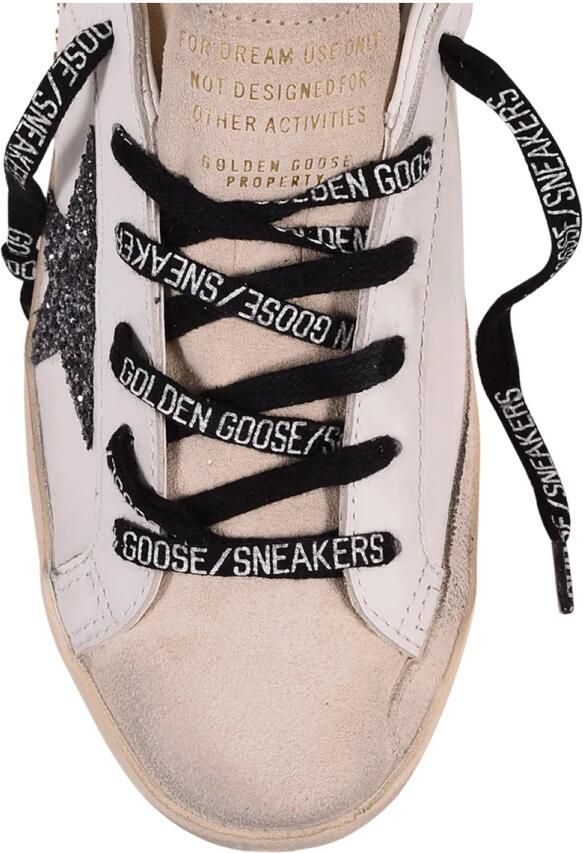 Golden Goose Glitter Super-Star Sneakers White Dames - Foto 2