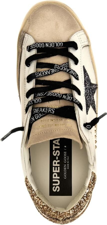 Golden Goose Glitter Super-Star Sneakers White Dames - Foto 3