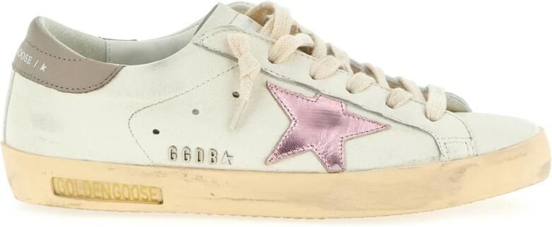 Golden Goose Stijlvolle Dames Sneakers van Katoenmix Wit - Foto 3