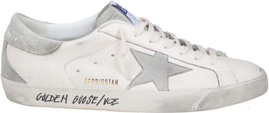 Golden Goose Super-Star Nappa Upper Nabuk Star Sue Tong Heel White Heren - Foto 11