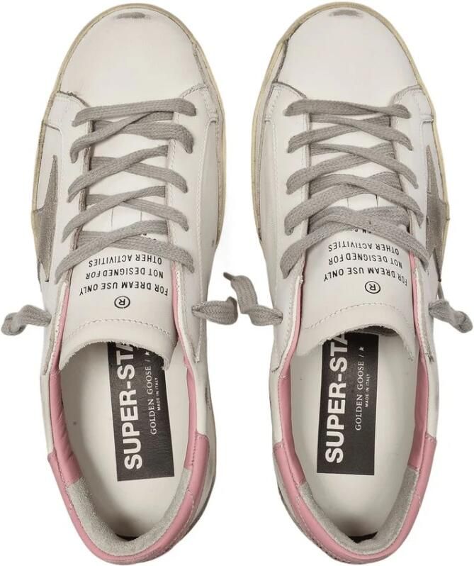 Golden Goose Sneakers met versleten effect en sterrenlogo Beige Dames - Foto 4