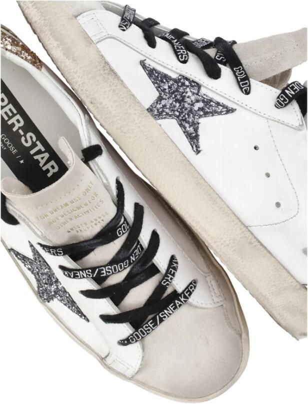 Golden Goose Superstar Sneakers met Glitterdetail White Dames - Foto 8