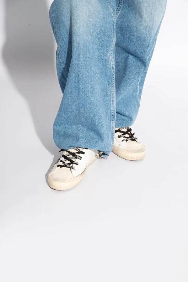 Golden Goose Superstar Sneakers met Glitterdetail White Dames - Foto 6