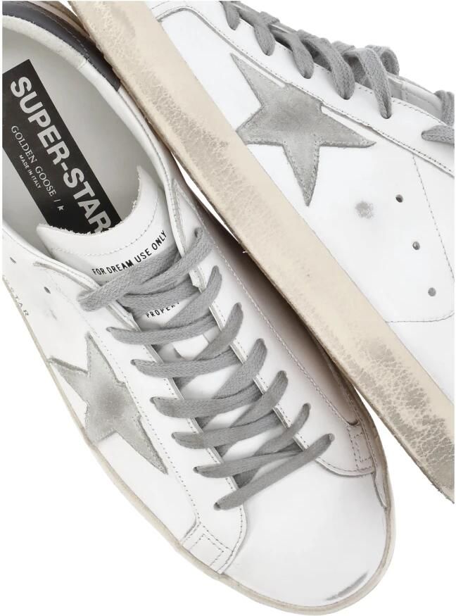Golden Goose Wit IJs Donkergrijs Superstar Sneakers Multicolor Heren - Foto 3