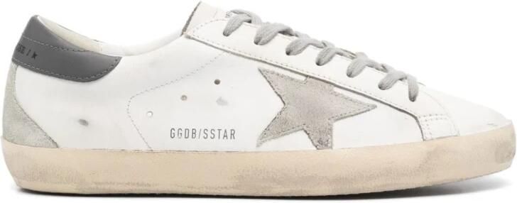 Golden Goose Wit IJs Donkergrijs Superstar Sneakers Multicolor Heren