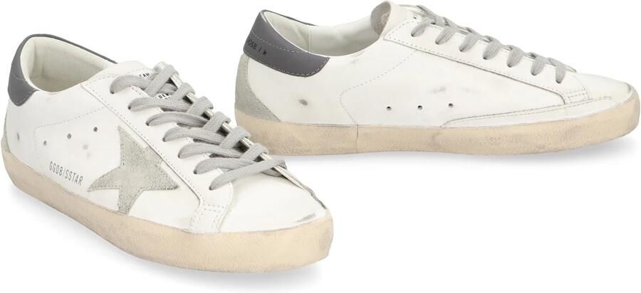 Golden Goose Wit IJs Donkergrijs Superstar Sneakers Multicolor Heren - Foto 5