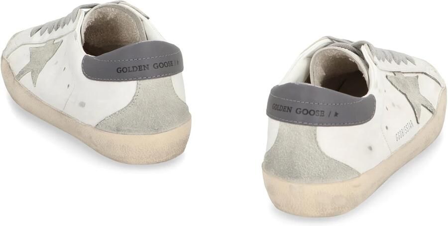 Golden Goose Wit IJs Donkergrijs Superstar Sneakers Multicolor Heren - Foto 4