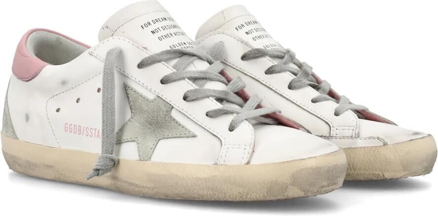 Golden Goose Sneakers met versleten effect en sterrenlogo Beige Dames - Foto 5
