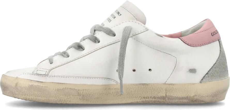 Golden Goose Sneakers met versleten effect en sterrenlogo Beige Dames - Foto 6