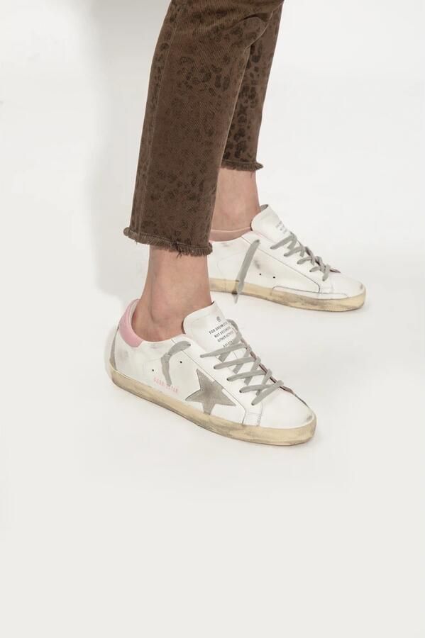Golden Goose Sneakers met versleten effect en sterrenlogo Beige Dames - Foto 3