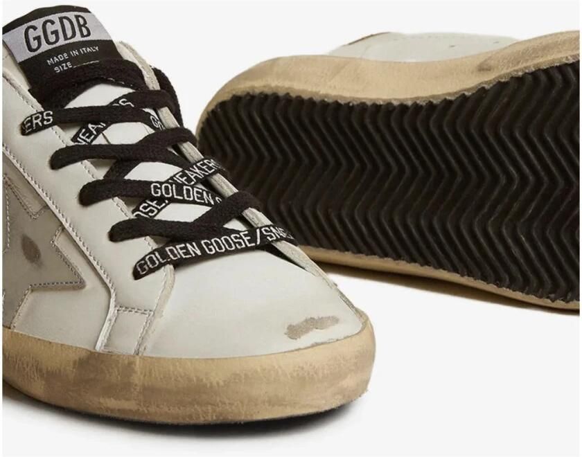Golden Goose Superstar Sneakers met Glitterdetail White Dames - Foto 5