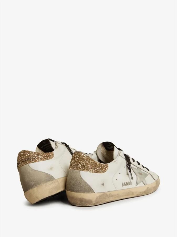 Golden Goose Superstar Sneakers met Glitterdetail White Dames - Foto 4