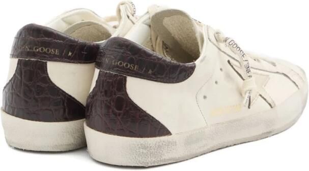 Golden Goose Super-Star Sneakers met krokodillenleer effect - Foto 8