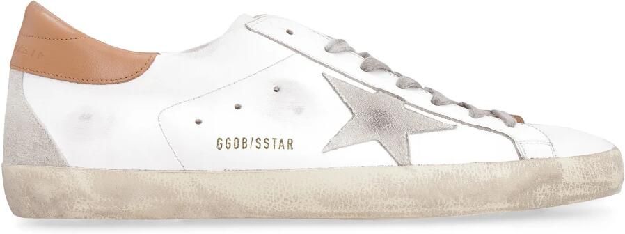 Golden Goose Heren Lichtblauwe Lamsskin Jas met Witte Mouwen Wit Heren - Foto 4