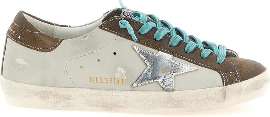Golden Goose Witte Leren Sneakers met Sterdetail - Foto 2