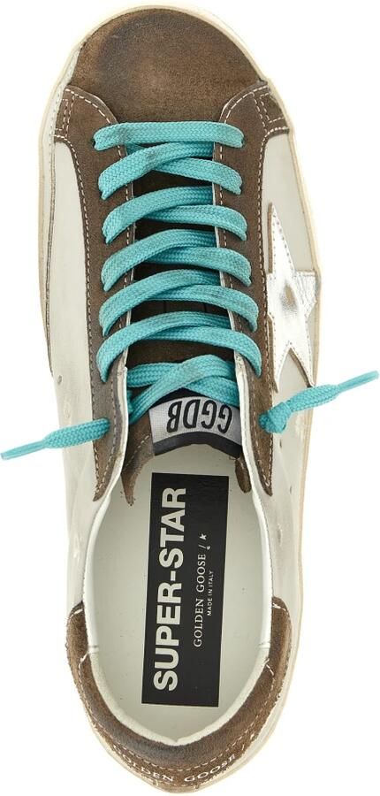 Golden Goose Witte Leren Sneakers met Sterdetail