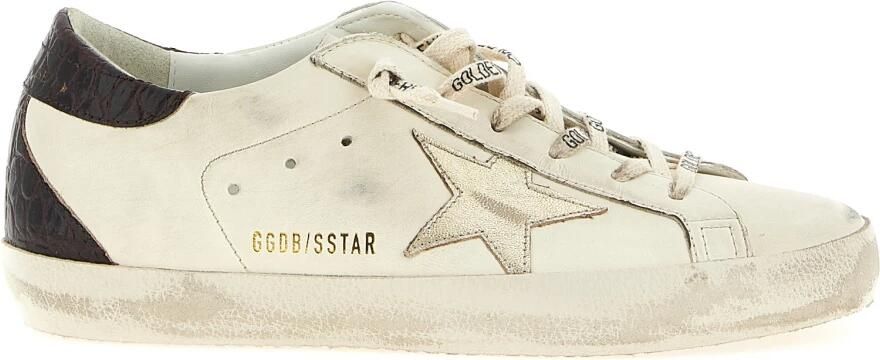 Golden Goose Super-Star Sneakers met krokodillenleer effect - Foto 3