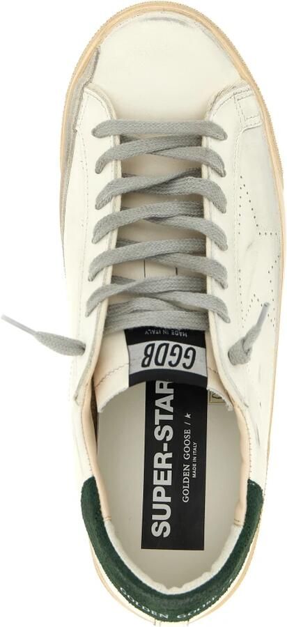 Golden Goose Witte Leren Sneakers Super Star Stijl