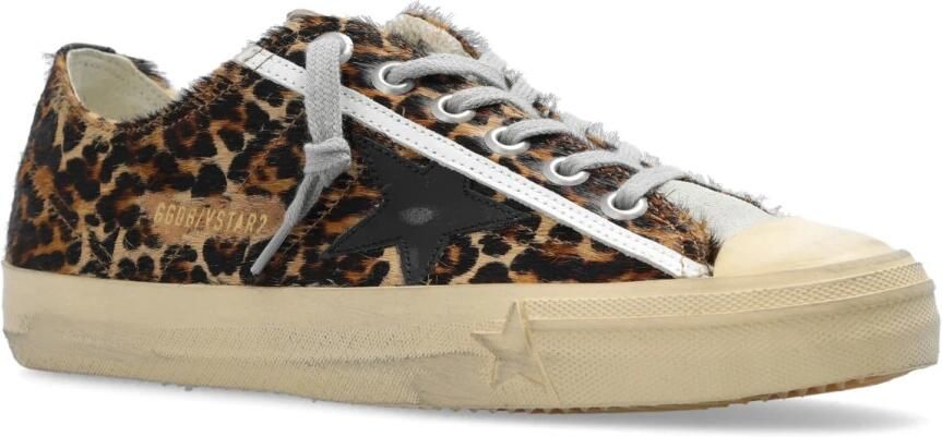Golden Goose Dames V-Star 2 Sneaker Beige Multicolor