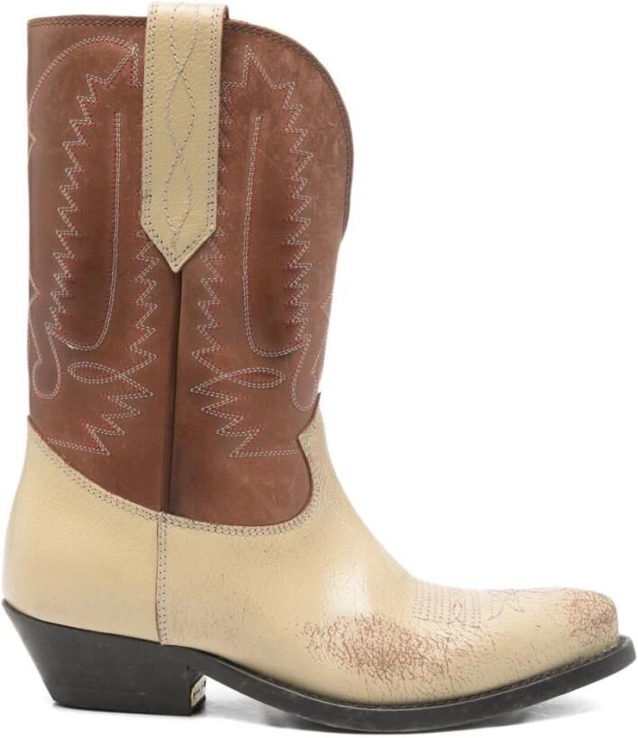 Golden Goose Wish Star Cow Boots