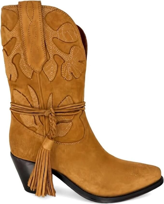 Golden Goose Wish Star Suede Cowboy Enkellaarsjes
