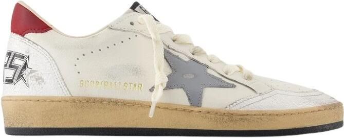 Golden Goose Iconische ster leren sneakers met suède Beige Heren - Foto 11