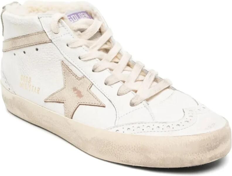 Golden Goose Witte Leren Casual Sneakers