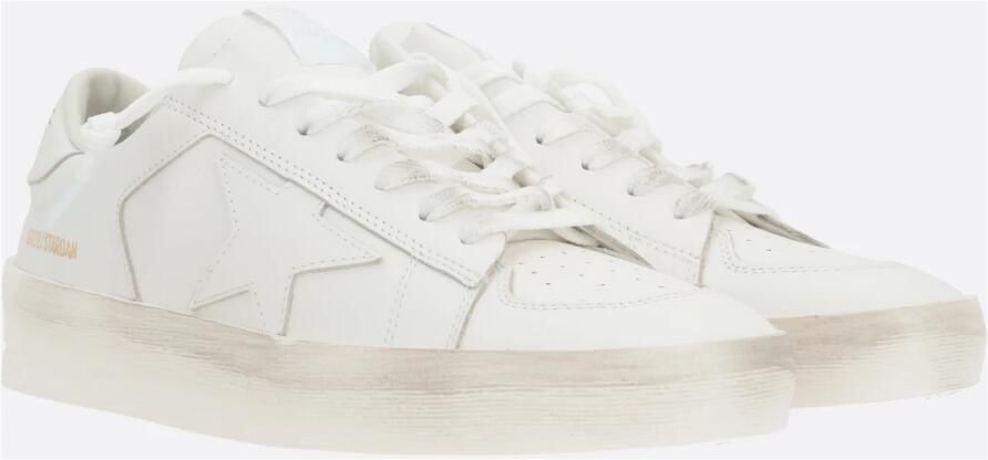 Golden Goose Witte leren low-top sneaker