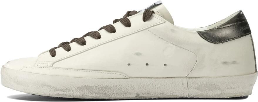 Golden Goose Witte Sneakers Laag Uitgesneden Silhouet Leer