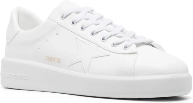 Golden Goose Witte Leren Sneakers met Elegante Sterdetail White Dames - Foto 7