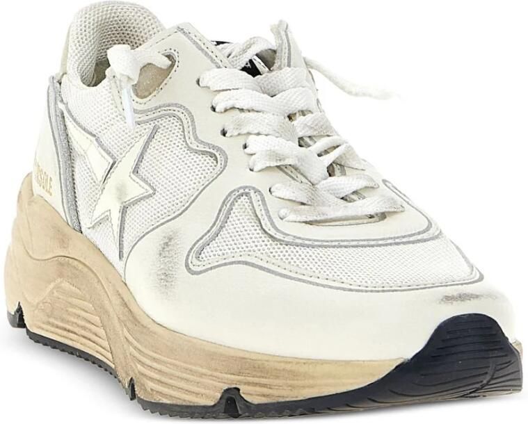 Golden Goose Witte Sterpatch Veterschoenen