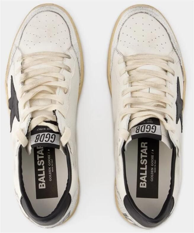 Golden Goose Leren sneakers met gekraakte neus en spoor White Heren - Foto 3