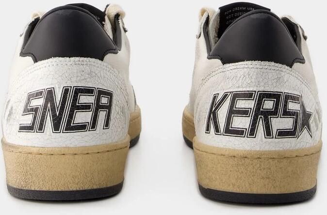 Golden Goose Leren sneakers met gekraakte neus en spoor White Heren - Foto 6