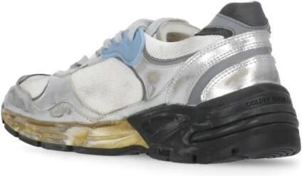 Golden Goose Zilveren Leren Sneakers met Sterdetail - Foto 3
