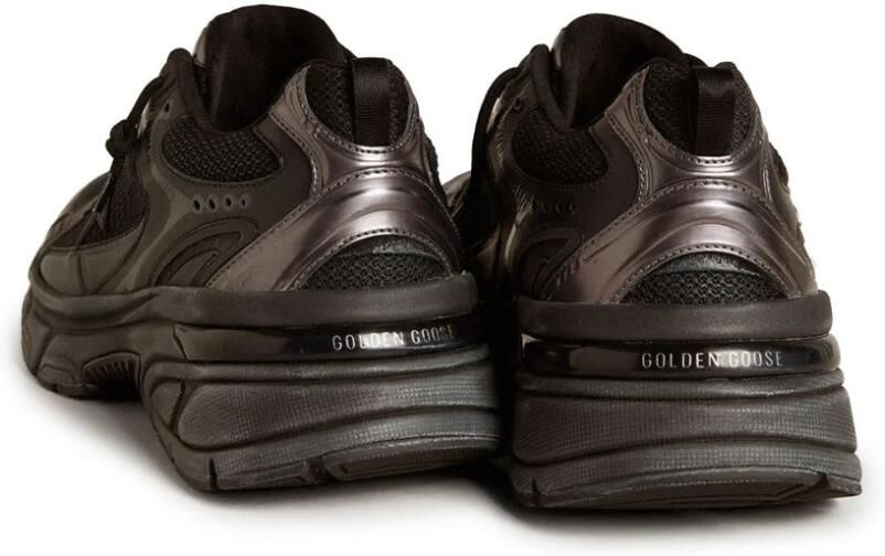 Golden Goose Zwarte Sneakers met Veters en Sterpatch - Foto 2