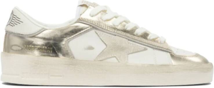 Golden Goose Gouden Stardan Leren Sneakers Italië