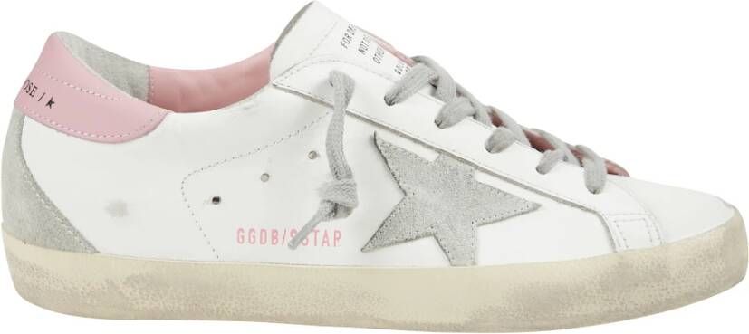 Golden Goose Sneakers met versleten effect en sterrenlogo Beige Dames