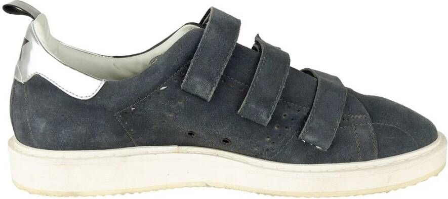 Golden Goose Grijze Suède Velcro Sneaker