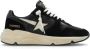 Golden Goose Zwarte hardloopsneakers met sterren detail Black Dames - Thumbnail 1