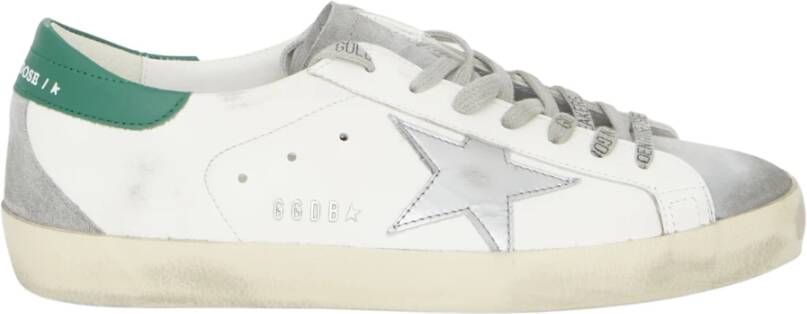 Golden Goose Heren Lichtblauwe Lamsskin Jas met Witte Mouwen Wit Heren - Foto 7