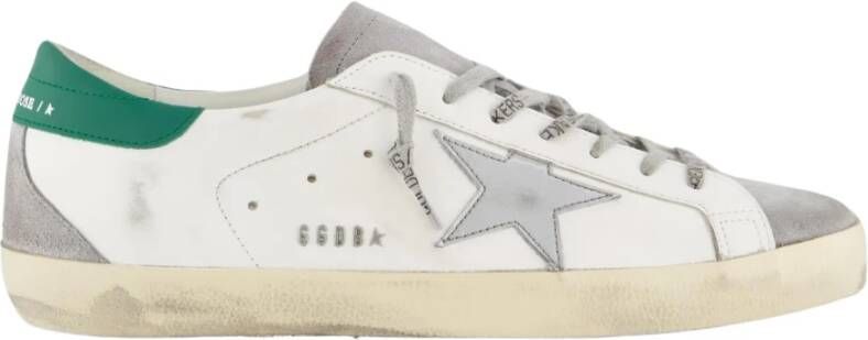 Golden Goose Heren Lichtblauwe Lamsskin Jas met Witte Mouwen Wit Heren - Foto 8