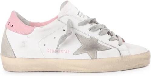 Golden Goose Sneakers met versleten effect en sterrenlogo Beige Dames