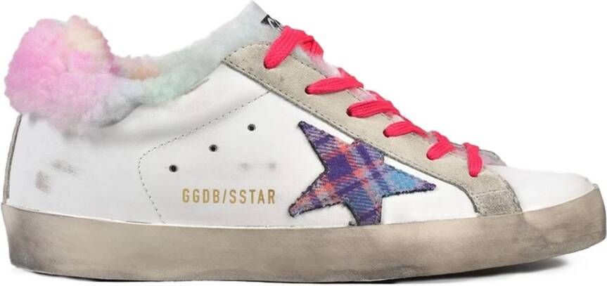 Golden Goose Italiaanse Leren Zool Sneakers Stijlvol Vak schap