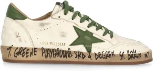 Golden Goose Ivoor leren sneakers met sterdetail