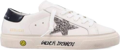 Golden Goose Kinderen Glitter Sneakers Front Lace Ronde Neus