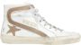 Golden Goose Witte Leren Slide Sneakers met Messing Details White Dames - Thumbnail 20