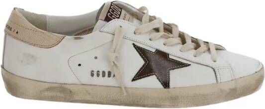 Golden Goose Super Star Classic Met List Sneakers White Heren
